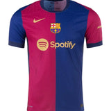 Camisa Barcelona I 24/25 Vermelha e Azul Masculina