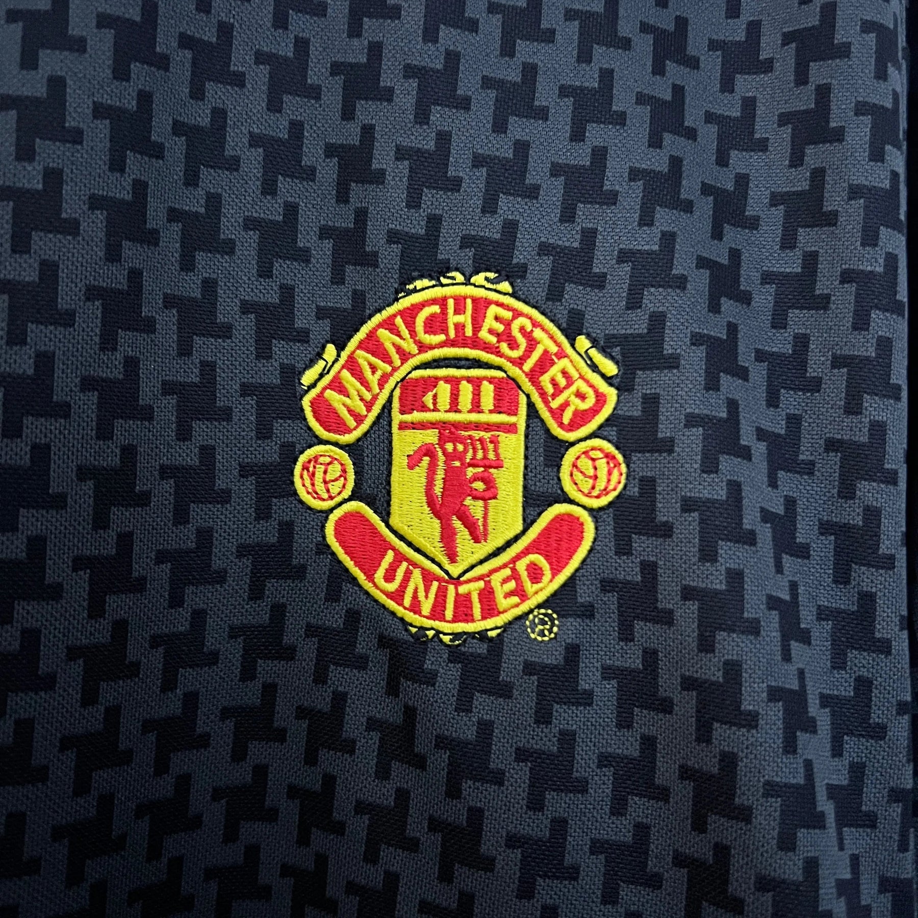 Camisa Manchester United II 2003-2004 Retrô Preta Masculina