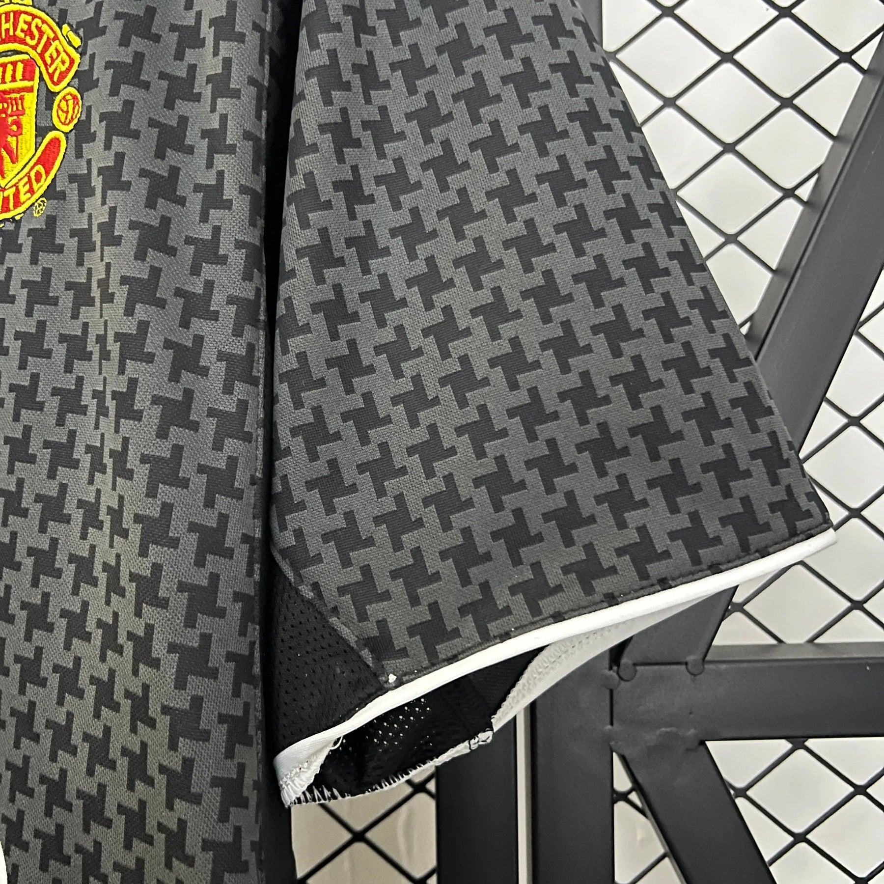 Camisa Manchester United II 2003-2004 Retrô Preta Masculina