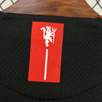Camisa Manchester United III 2007/2008 Retrô Preta Masculina