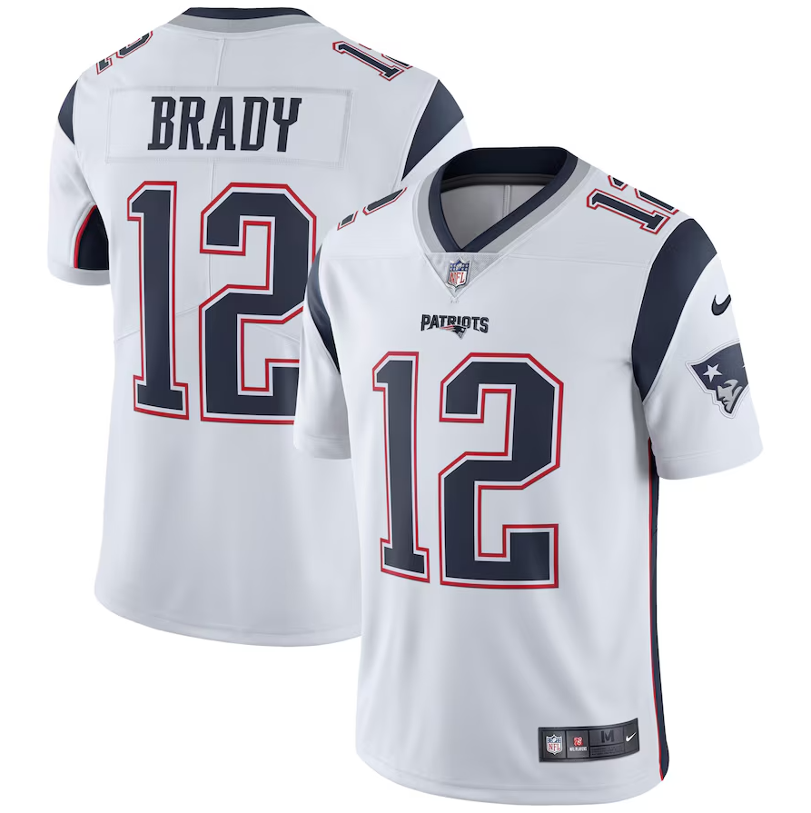 Camisa  New England Patriots Vapor Limited Branca Brady