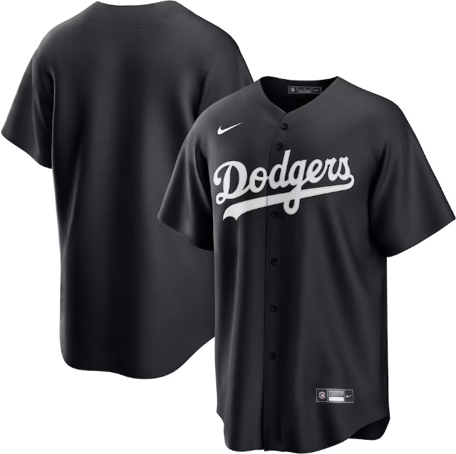 Camisa MLB Los Angeles Dodgers Preta Torcedor