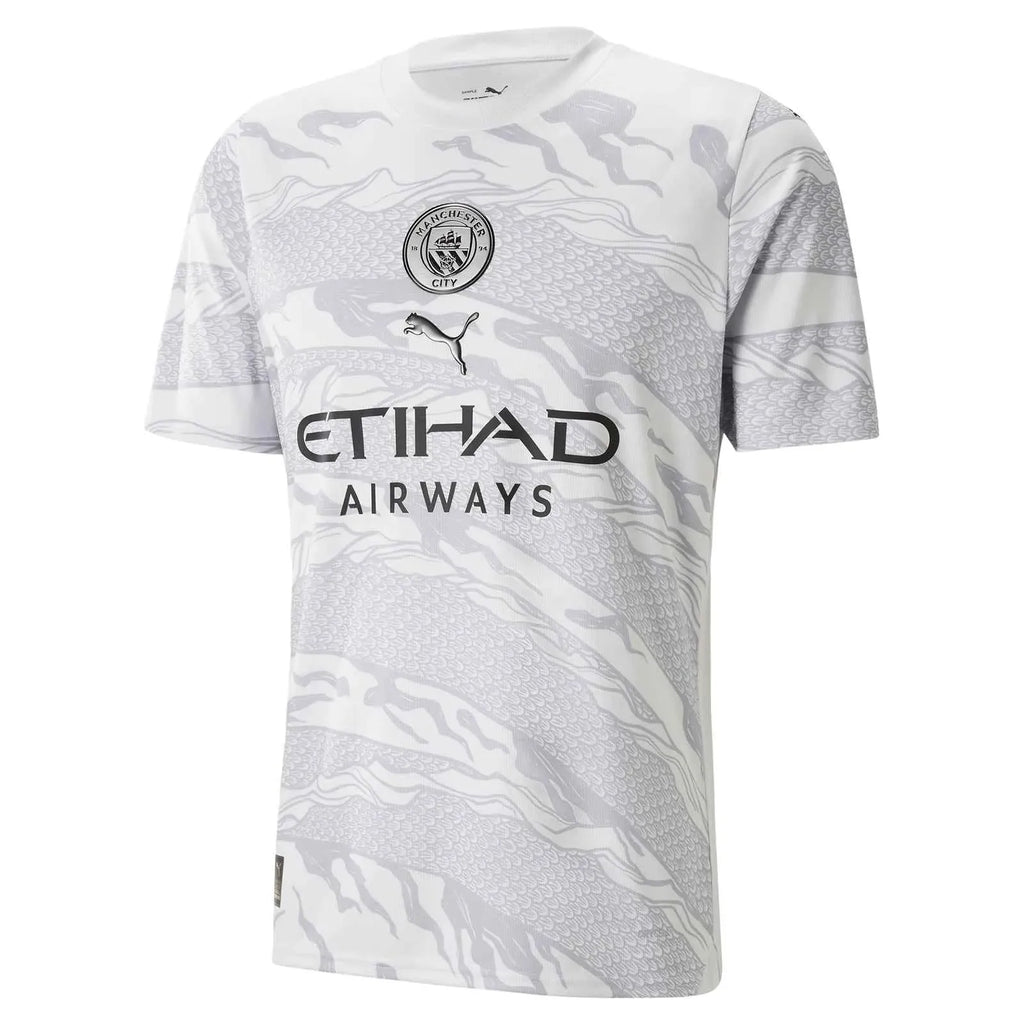 Camisa Manchester City Edição Especial Ano do Dragão 24/25 Branca Masculina
