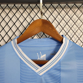 Camisa Manchester City I 23/24 Azul Masculina