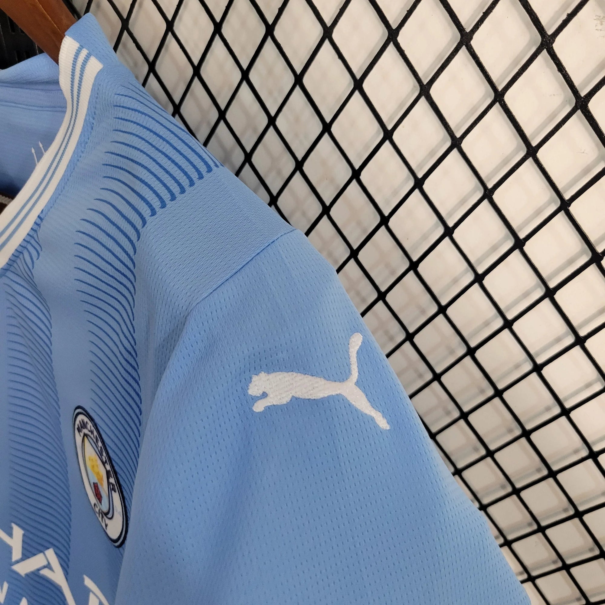 Camisa Manchester City I 23/24 Azul Masculina