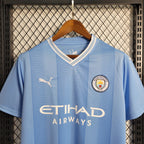 Camisa Manchester City I 23/24 Azul Masculina
