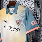 Camisa Manchester City IV 24/25 Definitely City Amarela Masculina