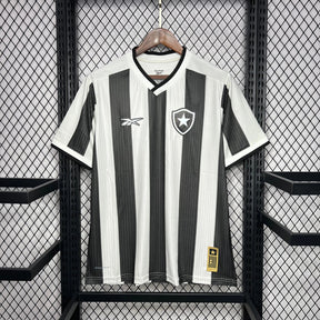 Camisa Botafogo I 24/25 Preta e Branca Masculina