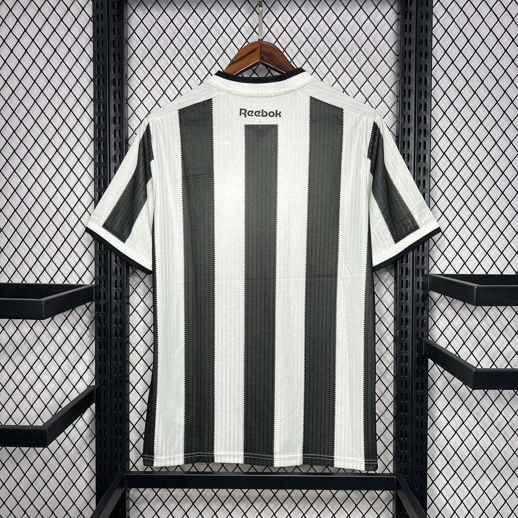 Camisa Botafogo I 24/25 Preta e Branca Masculina