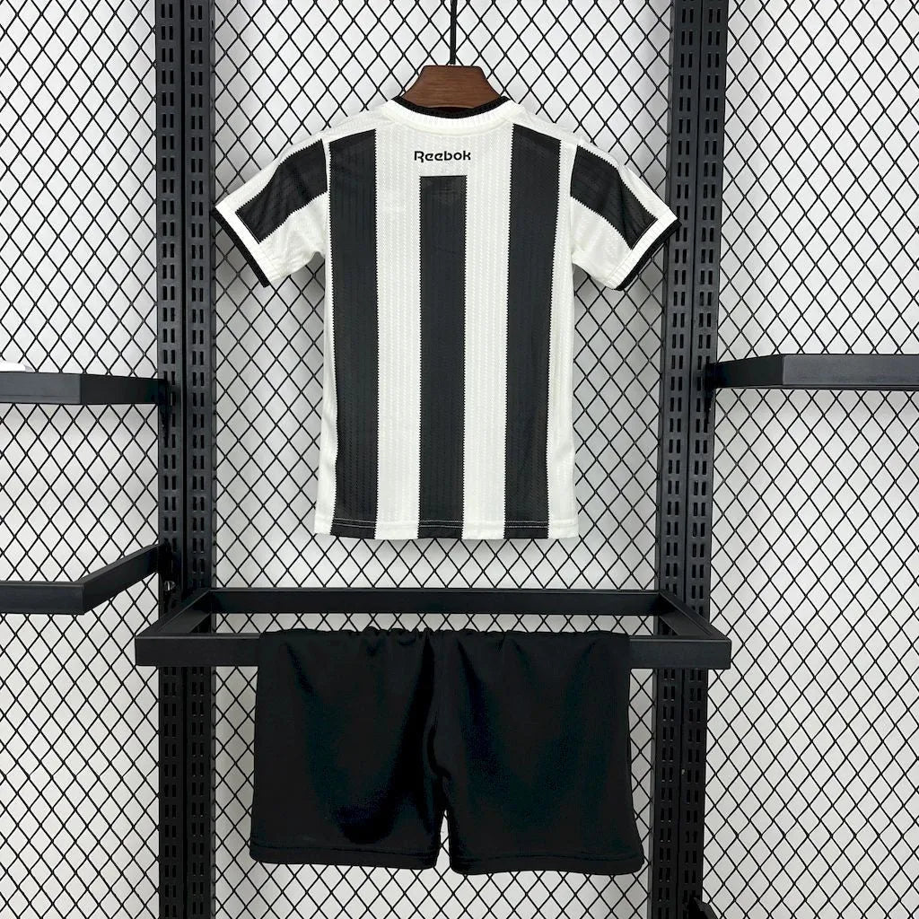 Conjunto Infantil Botafogo I 24/25 Preto e Branco