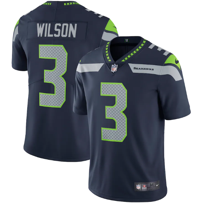 Camisa  Seattle Seahawks Vapor Limited Azul