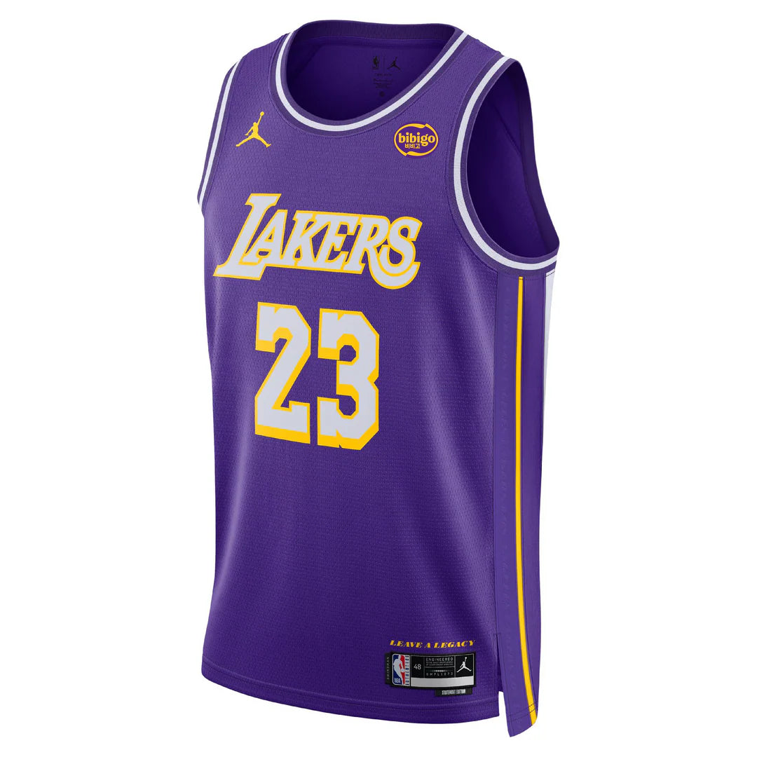 Regata Los Angeles Lakers Statement 25/26 LeBron James Roxa