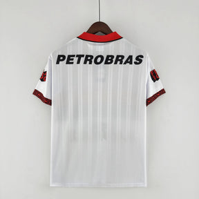 Camisa Flamengo II 1995 Retrô Branca Masculina