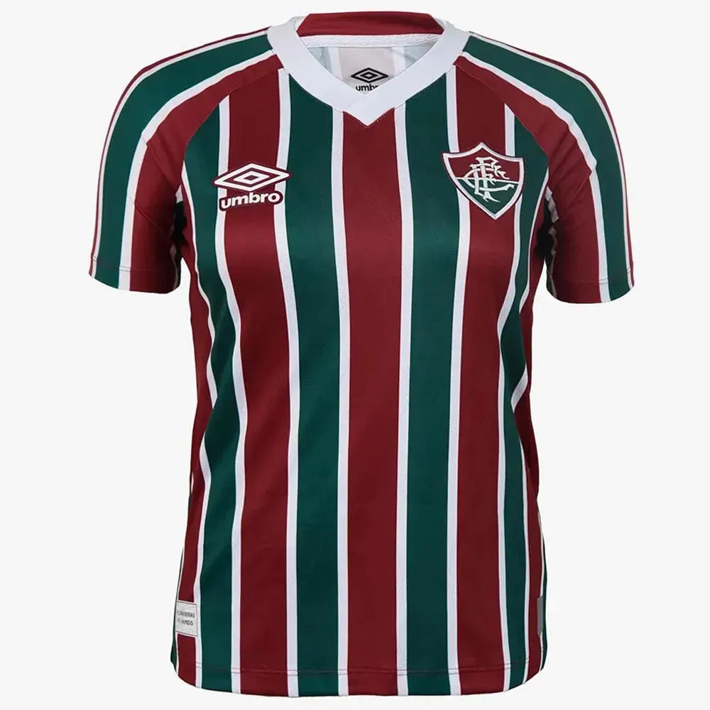 Camisa Fluminense I 25/26 Vermelha/Verde Feminina