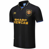 Camisa Manchester United II 1993 Retrô Preta Masculina