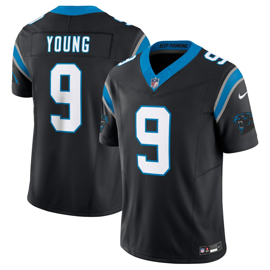 Camisa  Carolina Panthers Vapor F.U.S.E. Limited Preta