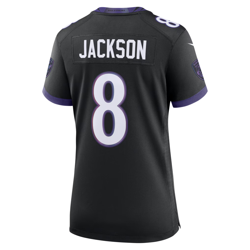 Camisa Feminina NFL Baltimore Ravens 2026 F.U.S.E Limited Preta