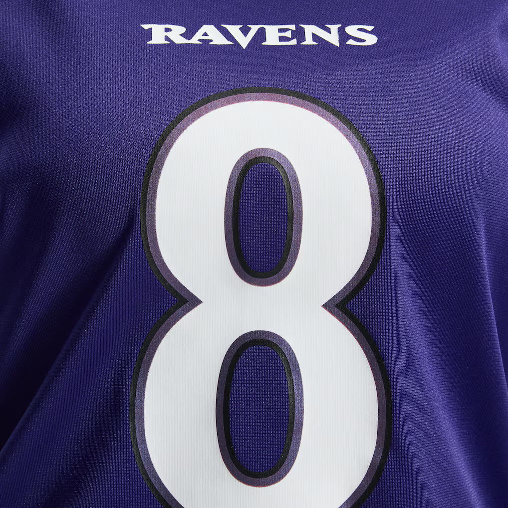 Camisa Feminina NFL Baltimore Ravens 2026 F.U.S.E Limited Roxa
