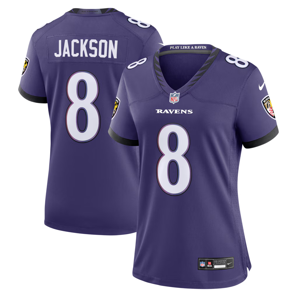 Camisa Feminina NFL Baltimore Ravens 2026 F.U.S.E Limited Roxa